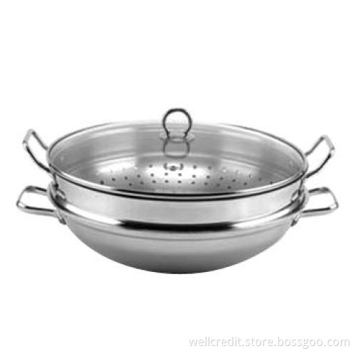 Good-quality Multifunctional Wok with Steamer
